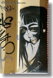 arts, athens, europe, graffiti, greece, vertical, yellow, photograph