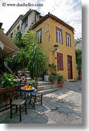 athens, buildings, europe, fruits, greece, plants, vertical, photograph