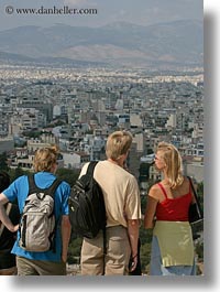 athens, cityscapes, europe, greece, people, threes, vertical, viewing, photograph