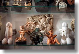 europe, greece, horizontal, mykonos, penis, statues, photograph