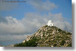 churches, europe, greece, hills, horizontal, naxos, scenics, photograph