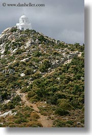 churches, europe, greece, hills, naxos, scenics, vertical, photograph