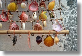 europe, greece, horizontal, naxos, nets, shells, photograph