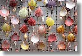 europe, greece, horizontal, naxos, nets, shells, photograph