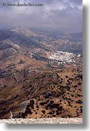 europe, greece, hikers, naxos, scenics, vertical, photograph