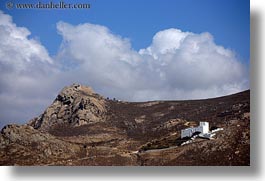 buildings, europe, greece, horizontal, mountains, naxos, scenics, photograph