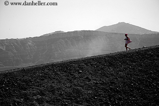 pink-hiker-on-rocks-bw.jpg