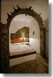 arches, bedrooms, europe, greece, hotel voreades, long exposure, stones, tinos, vertical, photograph