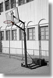 basketball, broken, europe, greece, hoop, tinos, vertical, photograph