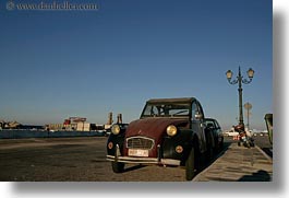 cars, europe, greece, horizontal, old, tinos, photograph