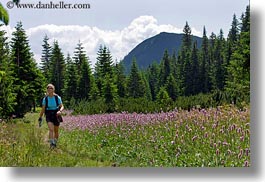 blonds, europe, flowers, groups, hair, horizontal, hungary, lucia, lucia chalmovska, mountains, people, womens, photograph