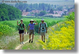 clothes, europe, groups, hats, hiking, horizontal, hungary, lucia, marilyn, marilyn philip warden, men, people, philip, senior citizen, sunglasses, womens, photograph