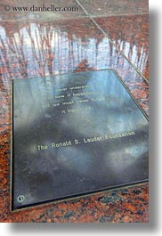 budapest, buildings, europe, hungary, jewish, lauder, plaques, religious, ronald, synagogue, vertical, photograph