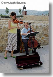 budapest, cello, couples, europe, hungary, men, people, vertical, violins, womens, photograph