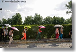 budapest, colorful, europe, horizontal, hungary, japanese, people, umbrellas, womens, photograph