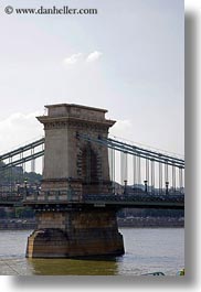bridge, budapest, europe, hungary, structures, szechenyi chain bridge, towers, vertical, photograph