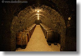 barrels, cellar, europe, grof degenfeld castle hotel, horizontal, hungary, wines, photograph