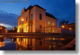 buildings, europe, horizontal, hungary, slow exposure, synagogue, tarcal, photograph