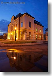 buildings, europe, hungary, slow exposure, synagogue, tarcal, vertical, photograph