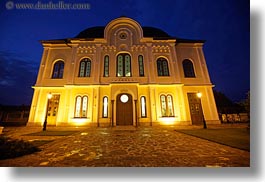 buildings, europe, horizontal, hungary, slow exposure, synagogue, tarcal, photograph