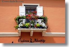 balconies, europe, flowers, flowery, horizontal, hungary, tarcal, photograph