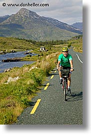 bikers, connaught, connemara, europe, ireland, irish, mayo county, patsy, vertical, western ireland, photograph