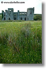 castles, clifden, connaught, connemara, europe, ireland, irish, mayo county, vertical, western ireland, photograph