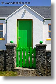 connaught, connemara, doors, europe, green, inishbofin, ireland, irish, mayo county, vertical, western ireland, photograph