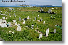 architectural ruins, connaught, connemara, europe, graveyard, horizontal, inishbofin, ireland, irish, mayo county, western ireland, photograph