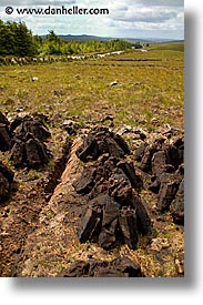 connaught, connemara, europe, ireland, irish, landscapes, mayo county, peat, vertical, western ireland, photograph