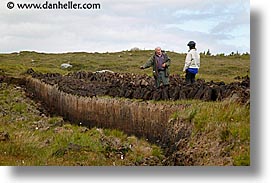 connaught, connemara, europe, farmers, horizontal, ireland, irish, landscapes, mayo county, peat, western ireland, photograph