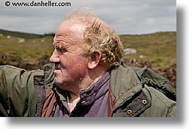 connaught, connemara, europe, farmers, horizontal, ireland, irish, landscapes, mayo county, peat, western ireland, photograph