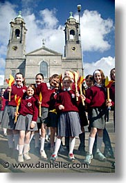 athlone, county shannon, europe, ireland, irish, schoolgirls, shannon, shannon river, vertical, photograph
