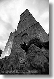 athlone, black and white, churches, county shannon, europe, evening, ireland, irish, shannon, shannon river, vertical, photograph