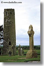 clonmacnois, county shannon, europe, graves, ireland, round, shannon, shannon river, towers, vertical, photograph