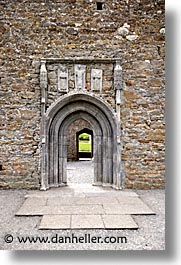 architectural ruins, clonmacnois, county shannon, europe, ireland, irish, shannon, shannon river, vertical, windows, photograph