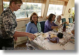 boats, europe, foods, horizontal, ireland, irish, people, river barge, shannon princess, shannon princess ii, water vessel, photograph