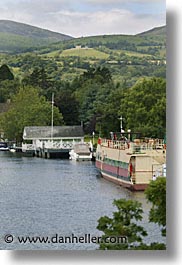 boats, europe, ireland, irish, killaloe, river barge, shannon princess, shannon princess ii, vertical, water vessel, photograph