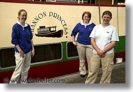 boats, crew, europe, horizontal, ireland, irish, people, river barge, shannon princess, shannon princess ii, water vessel, photograph