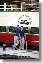 boats, europe, gibbons, ireland, irish, people, river barge, shannon princess, shannon princess ii, vertical, water vessel, photograph