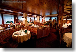 alto adige, berghotel moseralm, dining, dining room, dolomites, europe, horizontal, italy, rooms, photograph