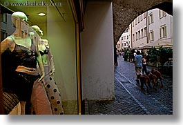 bolzano, dolomites, europe, horizontal, italy, mannequins, stores, windows, photograph