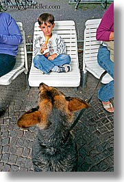 bolzano, dolomites, eating, europe, ice cream, italy, people, vertical, photograph