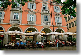 bolzano, cafes, dolomites, europe, horizontal, italy, outdoors, streets, photograph