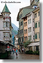 bolzano, dolomites, europe, italy, pedestrians, streets, vertical, photograph