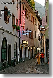 bolzano, dolomites, europe, italy, pedestrians, streets, vertical, photograph