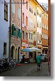 bolzano, dolomites, europe, italy, pedestrians, streets, vertical, photograph