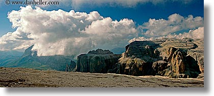 alto adige, clouds, dolomites, europe, horizontal, italy, latemar, panoramic, rim, photograph