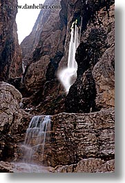 alto adige, dolomites, europe, italy, nature, vertical, waterfalls, photograph