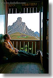 alto adige, dans, dolomites, europe, gusela, gusela mountain, italy, mountains, passo giau, slow exposure, vertical, photograph